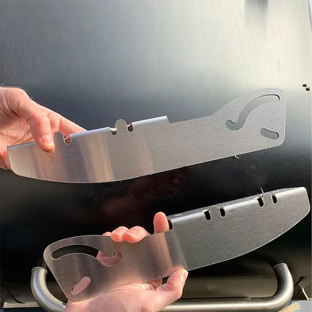 1Set Tűzhely Polc Konzolkészlet A Barbecue Kályhához Rozsdamentes Acél Konzol Az Asztali Hordozható, Leválható Bbq Kiegészítő Bővítéséhez