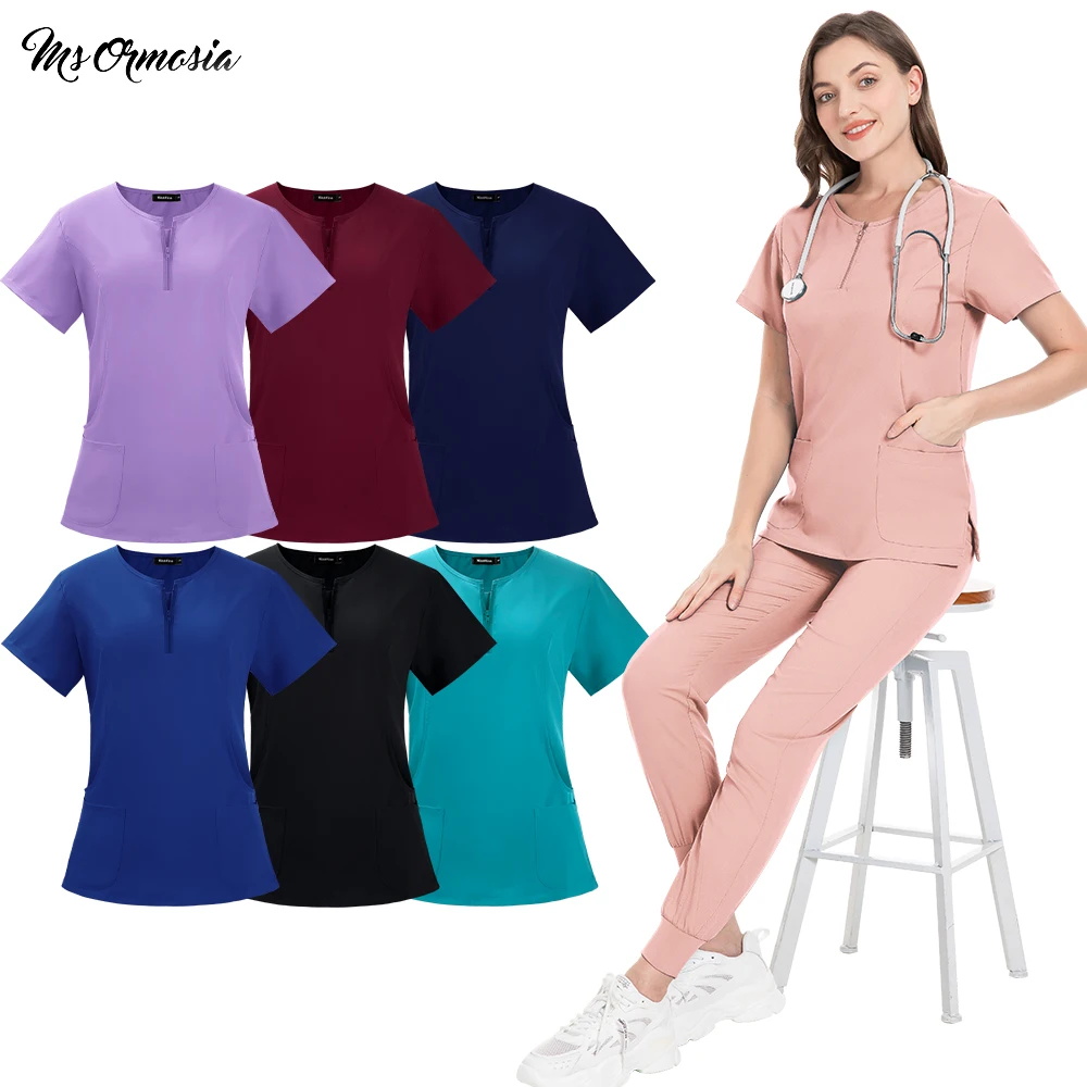 

Женская медицинская униформа, наборы медицинских принадлежностей, рабочая одежда для врачей, стоматологической клиники, салона красоты