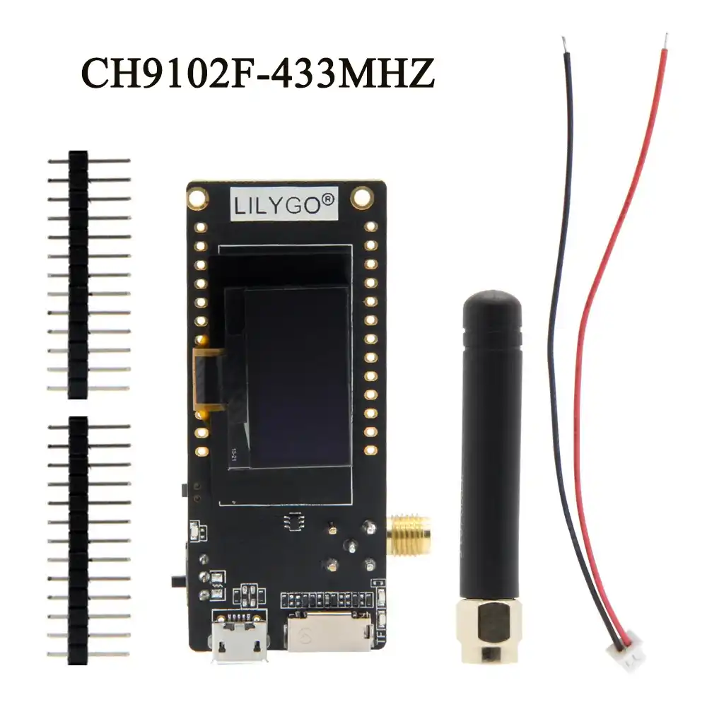 ルイト LILYGO Paxcounter LoRa V2.1_1.6.1 0.96 Inch OLED ESP32 433/868