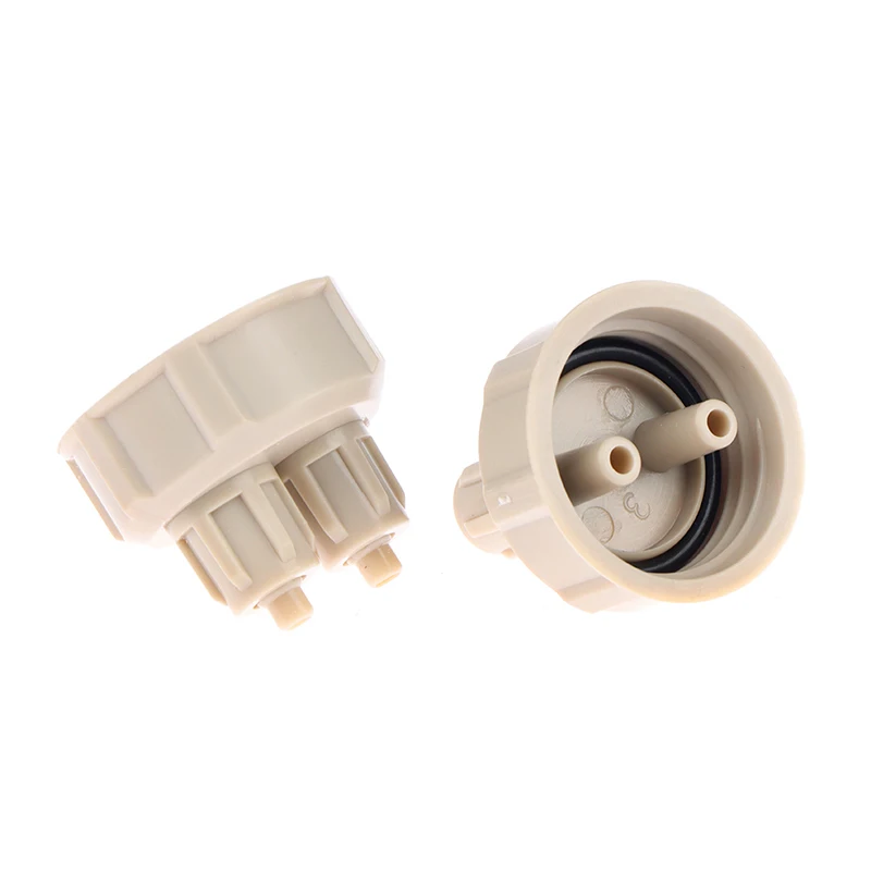 2개입 수족관 CO2 시스템 튜브 밸브 게이지 병뚜껑 수족관 병뚜껑 어항 수생식물 DIY 공기 확산기 생성기 도구