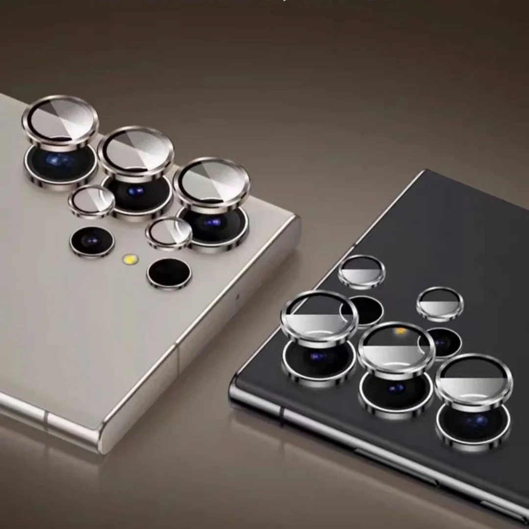 Premium Metal Lens Glass Protector with Locator