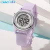 SYNOKE Colorful Children Seven Lights Watches Sport Students Digital Watch For Kids Waterproof Electronic Watch Shock Resist 5