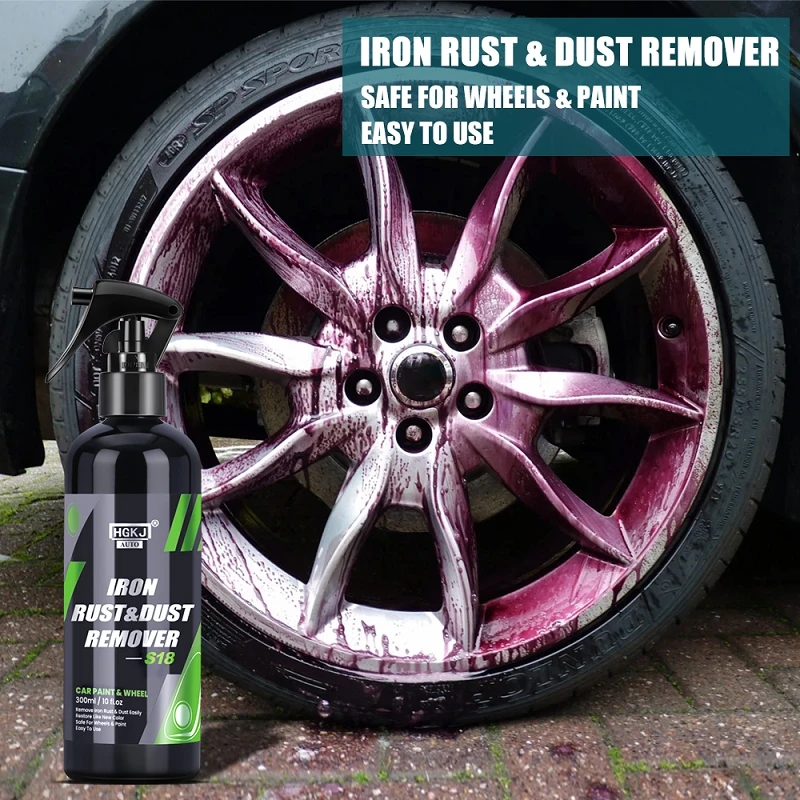 

Car Rust Dust Remover Spray S18 Iron Remover Paint Rust Removal Spray Auto Wheel Rim Cleaner Car Cleaning Detailing Accessories