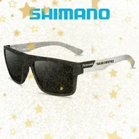 Lunettes de soleil polarisées Shimano 2026 pour hommes – Idéales pour la conduite, le cyclisme, le camping, la randonnée, la pêche – Lunettes de soleil classiques UV400 2
