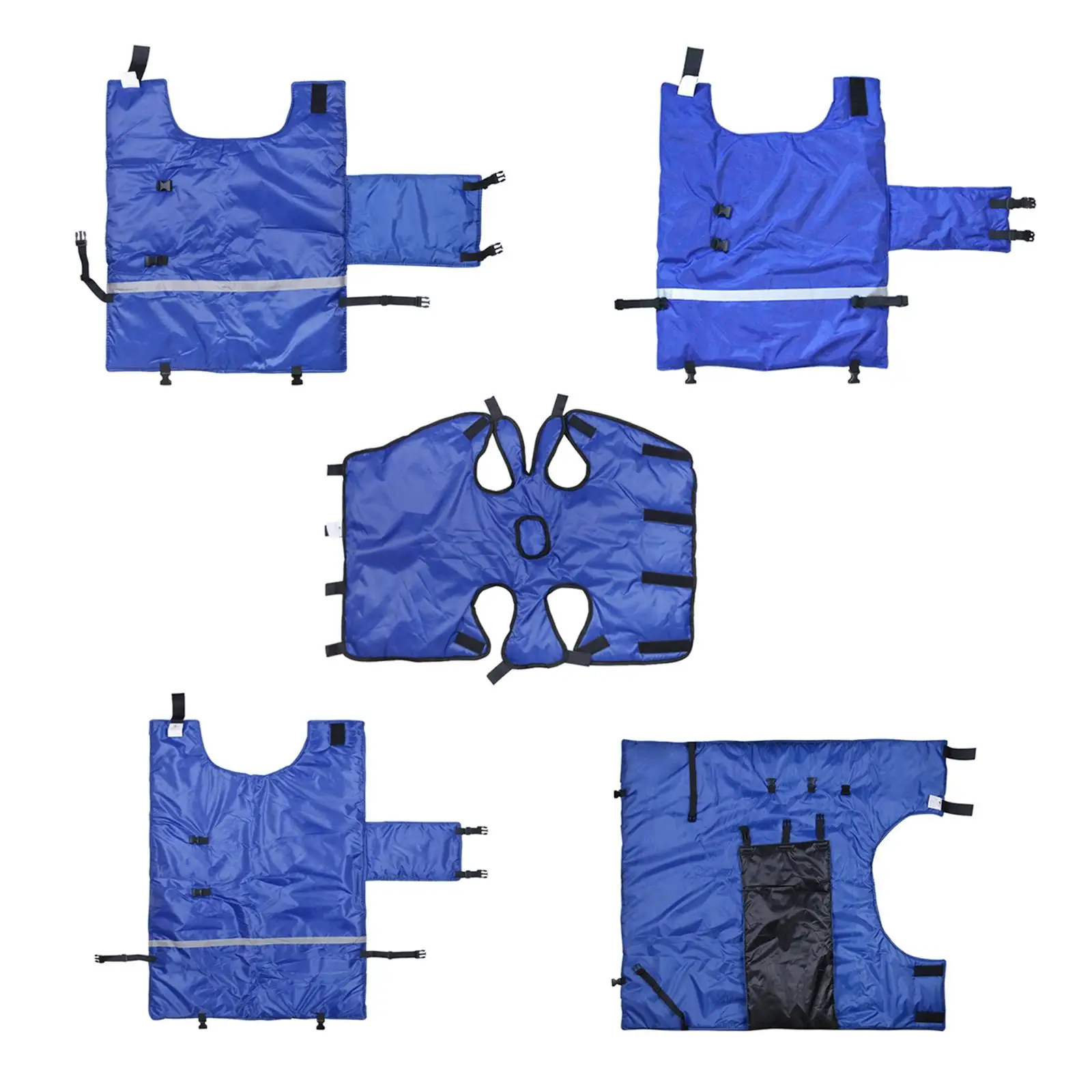 Cow Calf Clothes Cotton Thickened Padded Windproof Waterproof Adjustable Keep Warming Vest Farmer Livestocks Cold Weather