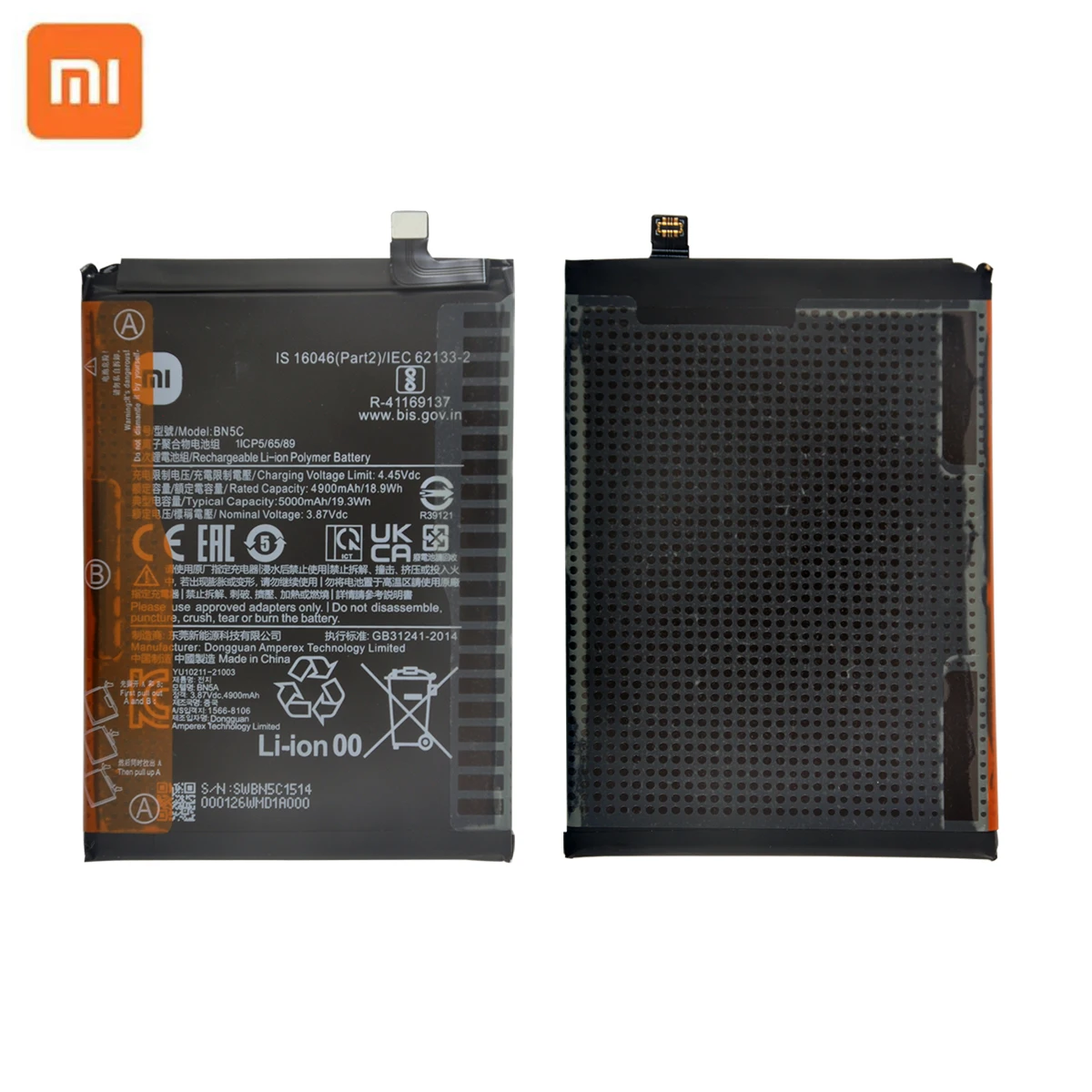 Xiao mi 100% Orginal BN5C 5000mAh Battery For Xiaomi Poco M4 Pro 5G M4pro  Phone Replacement Batteries