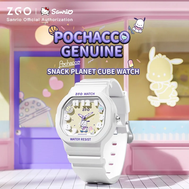 ZGO サンリオ ポチャッコ クォーツ時計 女性用 - ファッション漫画