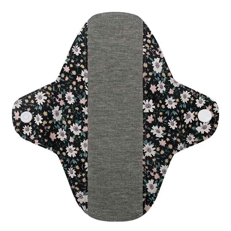 18x18cm Cotton Reusable Menstrual Pads Colored Cotton Washable Sanitary Napkin Menstrual Ecological Cloth Nursing Pads 6