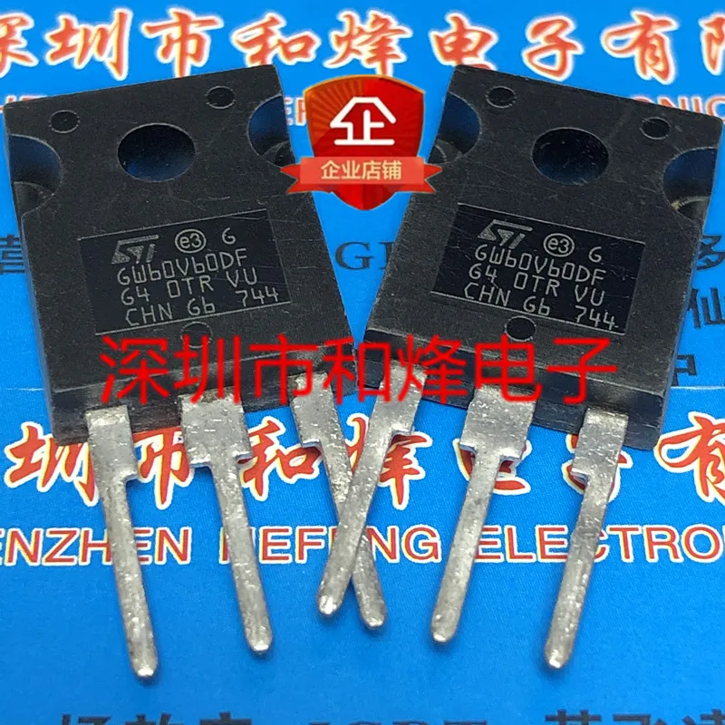 

5 шт. STGW60V60DF GW60V60DF TO-247 IGBT 600 в 60A