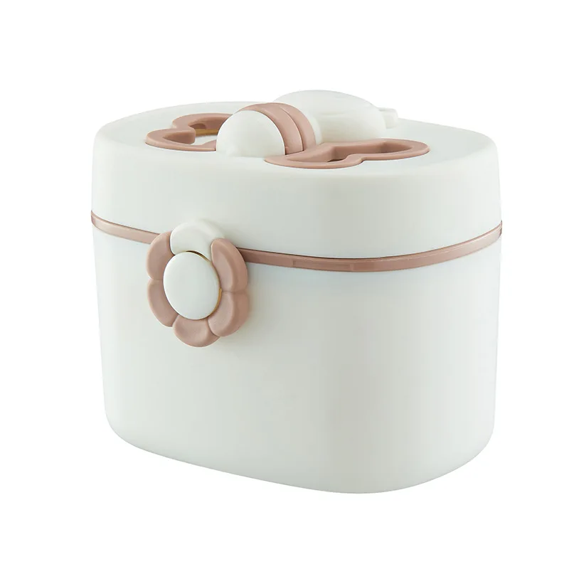 Portable Baby Food Storage Box Bpa Free Formula Dispenser Cartoon Infant Milk Powder Box Toddler Snacks Cup Container