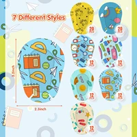 100 Pcs Breathable Amblyopia Eye Patch Cartoon Light Blocking Children Correction Protect Eyesight Sterile Eye Pad Girls Boys 2