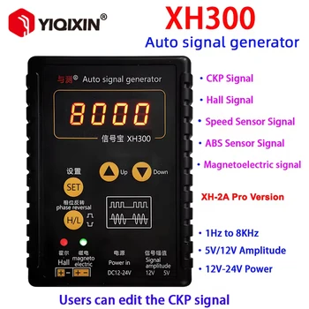 Auto Signal Generator XH300 XH-2 Vehicle Hall Sensor Crankshaft Position Sensor Simulator Car Repair Tool 1Hz to 8KHz Output 1