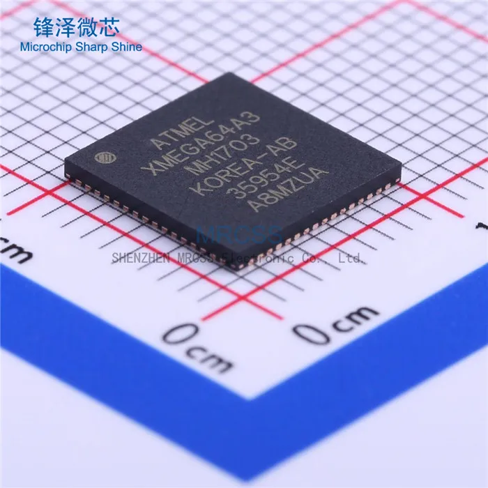 Фото MCU 8-bit/16-bit XMEGA AVR RISC 64KB Flash 1,8 V/2,5 V/3,3 V 64-контактный QFN EP-tray ATXMEGA64A3-MH №2