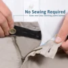 5Pcs Waist Extender Button Elastic Waist Extenders Adjustable Waistband Expanders for Men and Women Jeans Pants Button Extenders 3