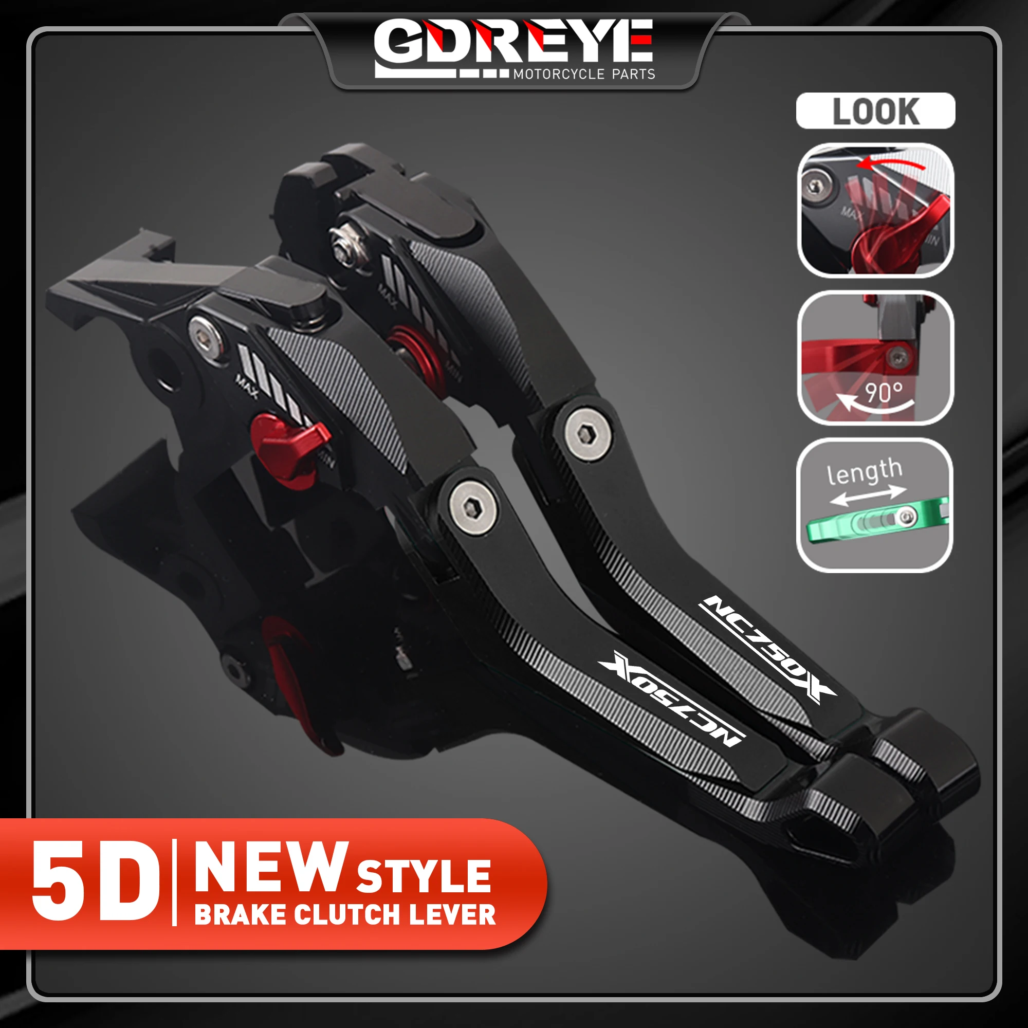 

Рычаги тормозной муфты с ЧПУ для мотоциклов HONDA NC750X 2023 2024 NC750X MT DCT