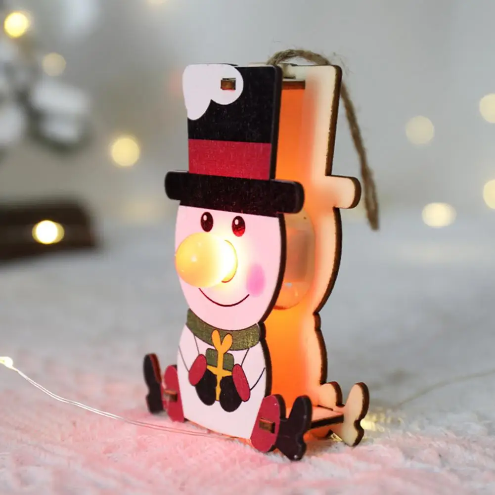 

Christmas Element Decoration Decorative Night Light Festive Night Light Ornament Cute Santa Claus Snowman Elk Shape for Merry