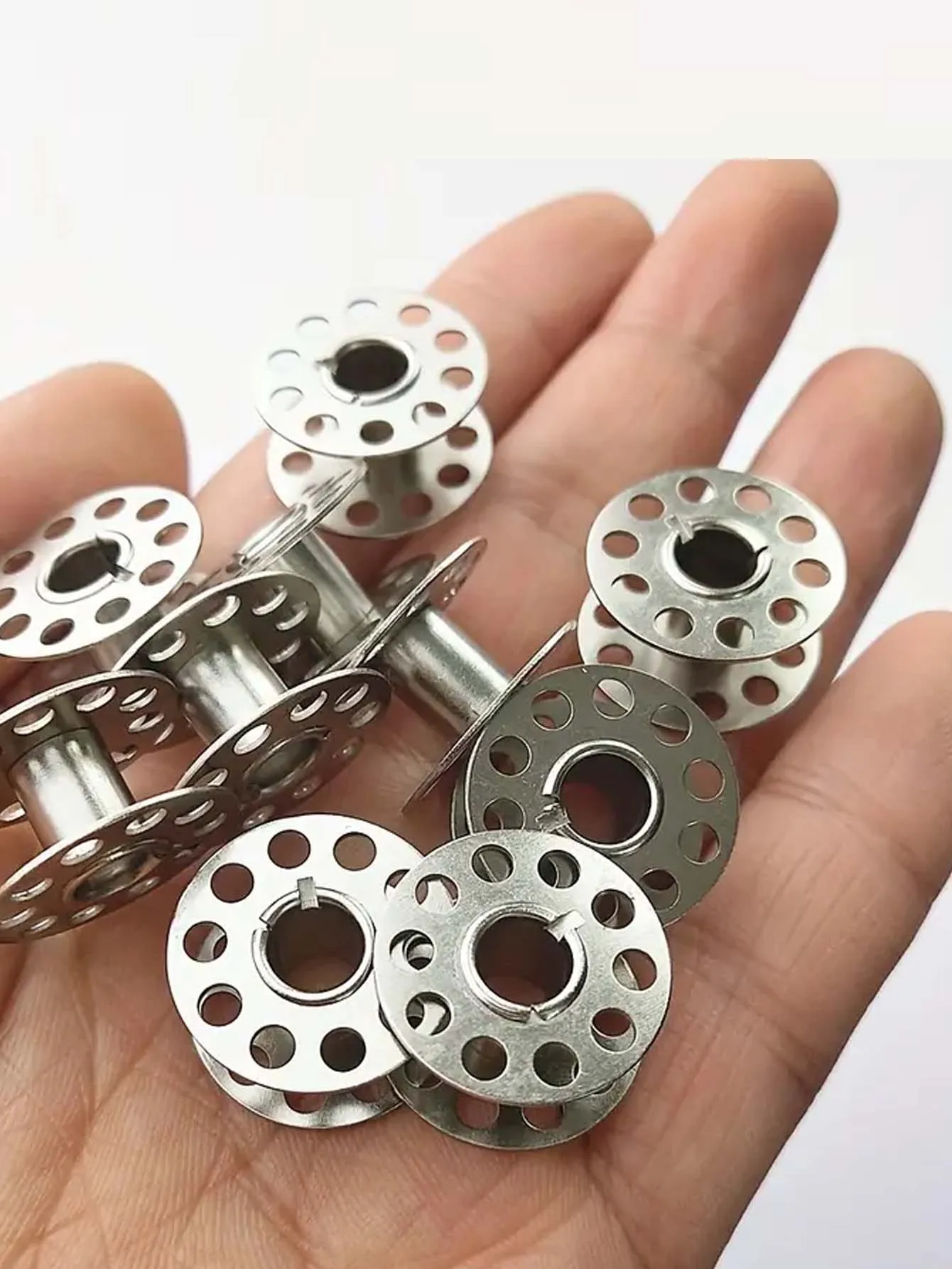 12/24PCS Stainless Steel Sewing Machine Bobbins - Durable Metal Construction for Brother Sewing Machine, Essential Sewing Craft 12/24PCS Stainless Steel Sewing Machine Bobbins - Durable Metal Construction for Brother Sewing Machine, Essential Sewing Craft