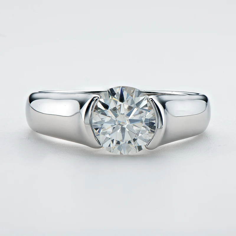 Moissanite Diamond Solitiare Engagement Ring 2ct For Women 925 Sterling Silver silver rings,silver ring,wedding rings,moissanite ring
