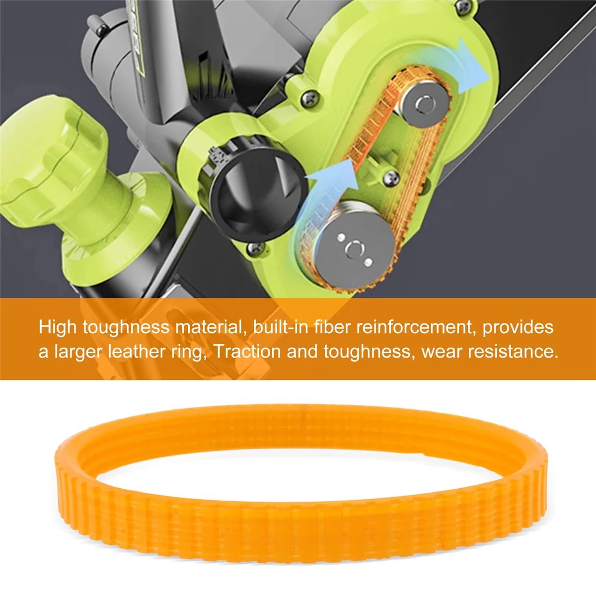 2pcs Electric Planer Power Tool Parts Driving Belt for Makita 1911B 6
