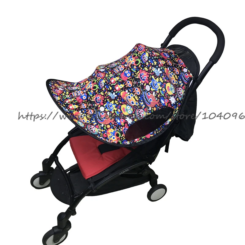 baby stroller accessories baby bottle rack	 Sun Visor for Baby Stroller Canopy Cover Cartoon Print Shade Shield for Babyzen Yoyo Yoya Plus Pushchair Stroller Accessories baby stroller accessories design	