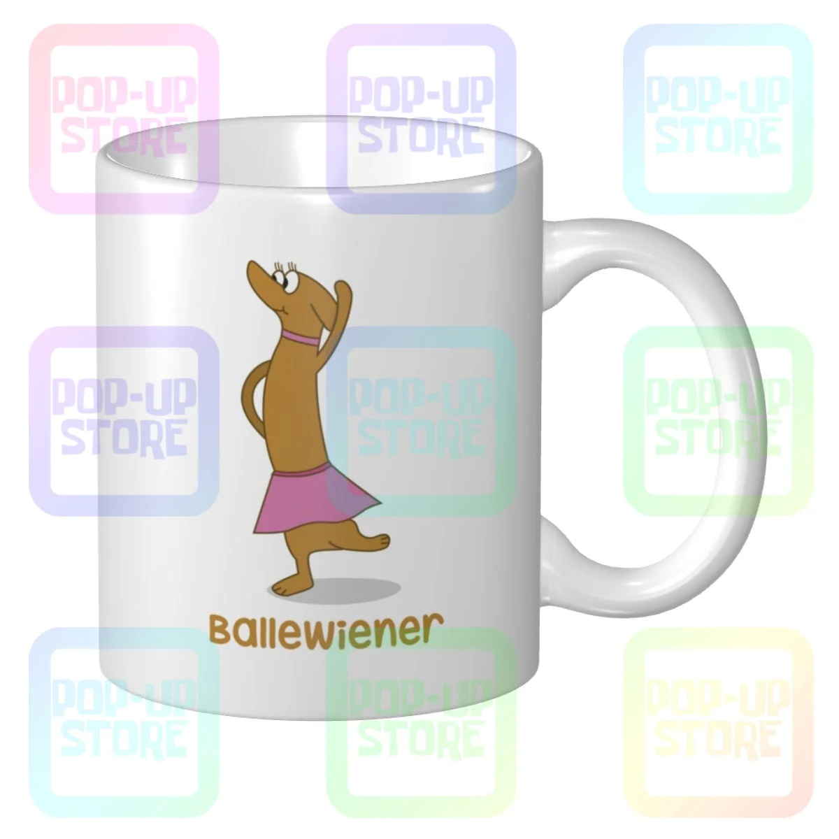 Ballewiener Dachshund Wiener Dog Wiener Weenie Dog Weenie Mug Coffee