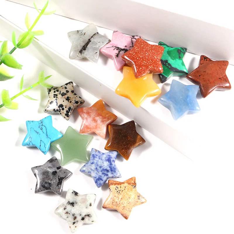 Egg Mushroom Star Statue Natural Stone Carved Decoration Rose Quartz Healing Crystal Gift Room Ornament Fish Tank Decoration