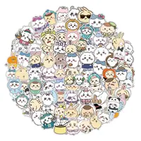 100pcs Kawaii Jiikawa Cartoon Stickers Decorative Desk Laptop Scrapbook Luggage Stationery Cute Graffiti Sticker for Kids Gift 1