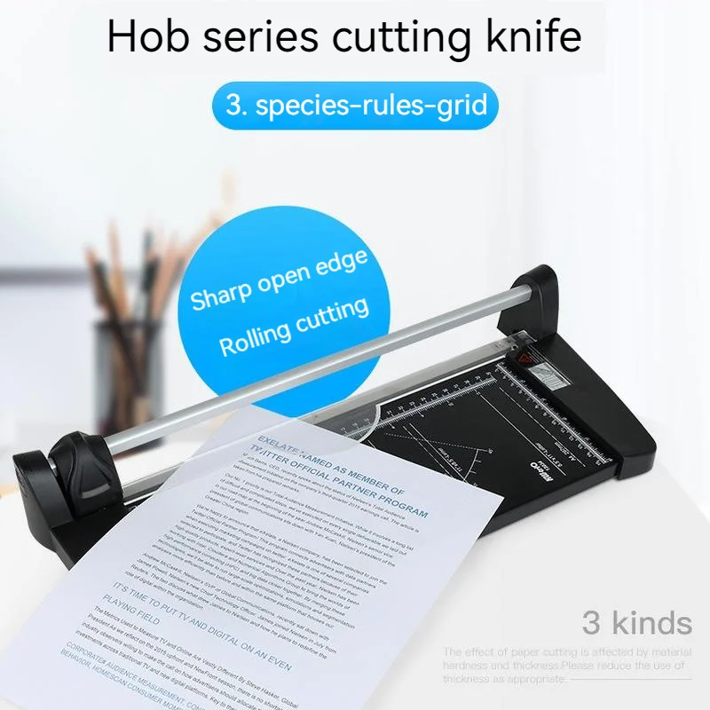 A4 Precision Paper Cutter Paper Knife Photo Trim Diy Scrapbook Portable Alloy Cutting Tool Cutting Pad Home Office Supplies cutting mat cutting pad paper cutting tools