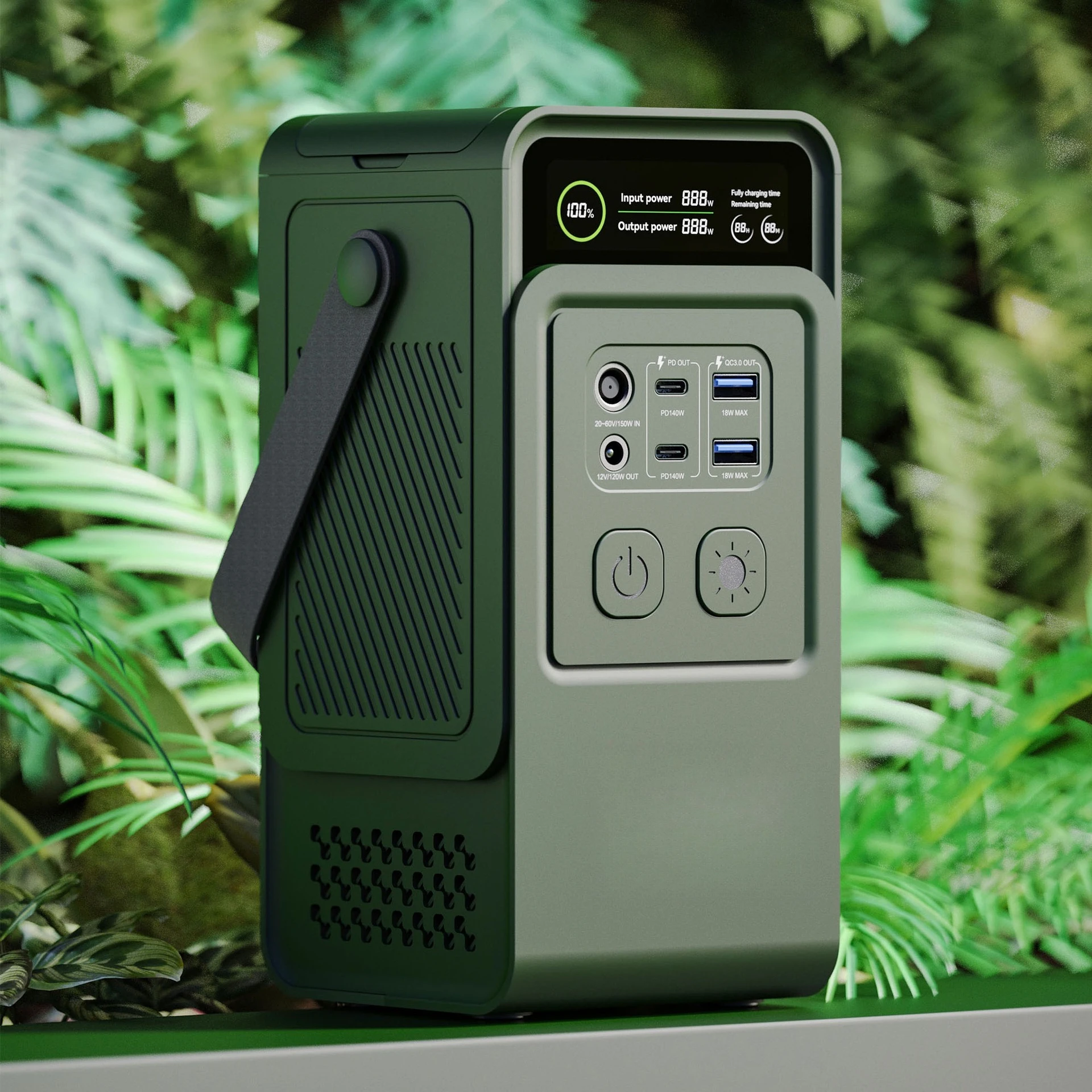 Batteria PowerBank LiFePo4 per centrale elettrica portatile da 200 W 60000 mAh Alimentatore portatile esterno Alimentatore di emergenza - Image 5