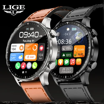 LIGE 2025 For Men Smart Watch Bluetooth Call Waterproof Watches Health Monitoring Outdoor Sports Smartwatch Herren Reloj Hombre 1