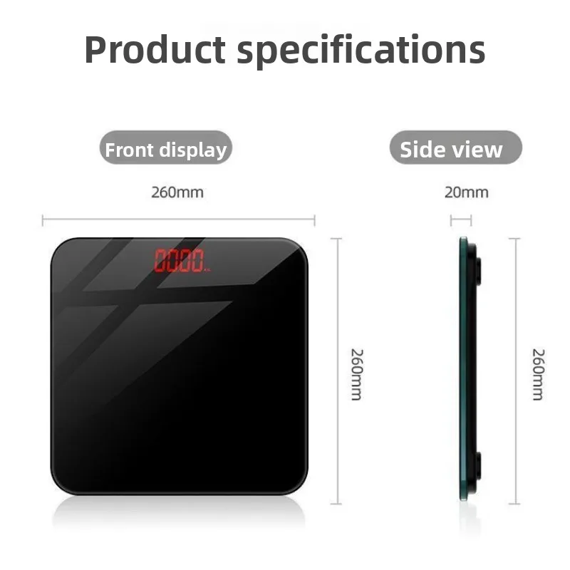 High Precision Electronic Weighing ScalesHousehold Adult Health Scales Bathroom Body Fat Monitor Digital Personal Scale - 6