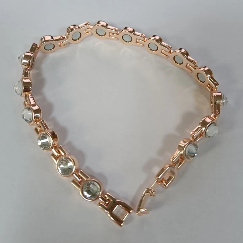 26Style Luxury Inlaid Cubic Zirconia Bracelet Healthy Therapy Energy Bracelets for Women Magnetic Weight Loss Rhinestone Jewelry