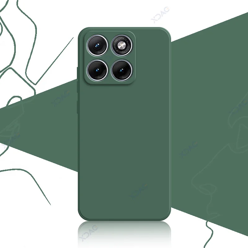 Premium Silicone Case Phone Cover with Soft Microfiber Lining - Enhanced Protection and Style