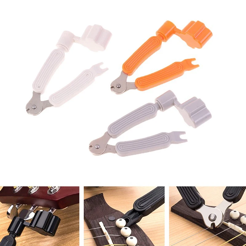 

3 in 1 Guitar string changer Multifunction Guitar winder string cutter Pin Puller For guitars banjos mandolins Accessories