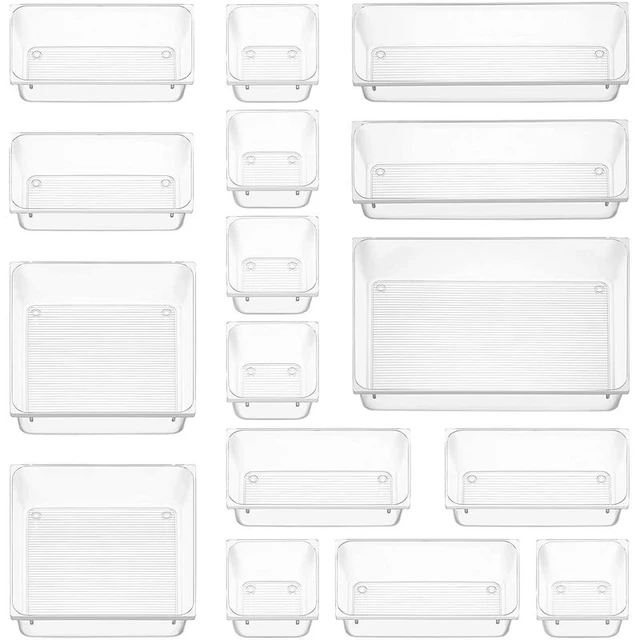 16pcs Photo Organizer Transparent Photo Organizers And Storage for