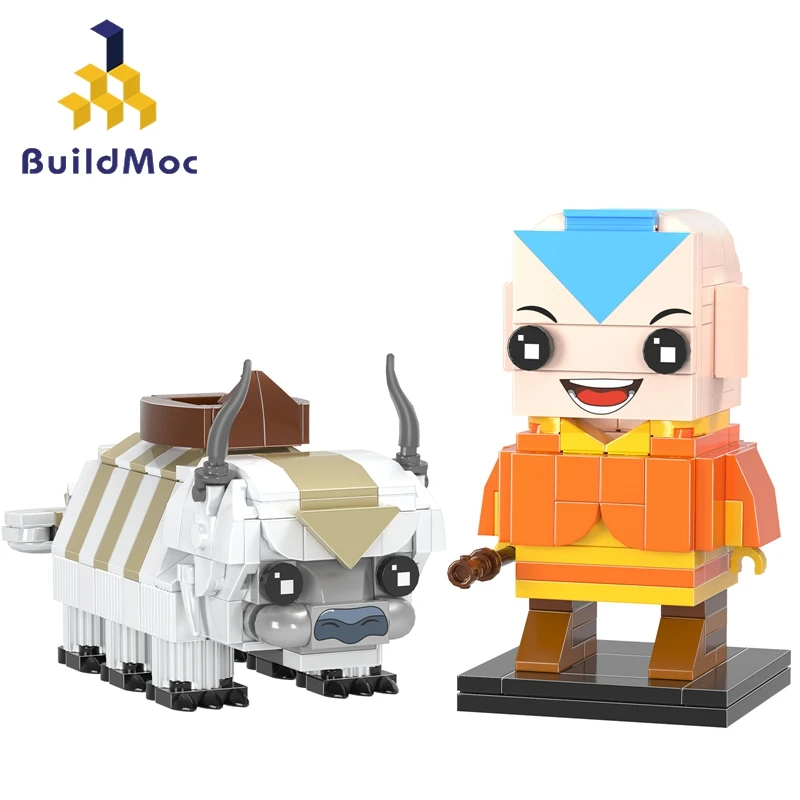 

Buildmoc Avatareds MOMO последний Appa Airbendereds Aang MOC Набор строительных блоков игрушки для детей подарки игрушки 325 шт. кирпичи