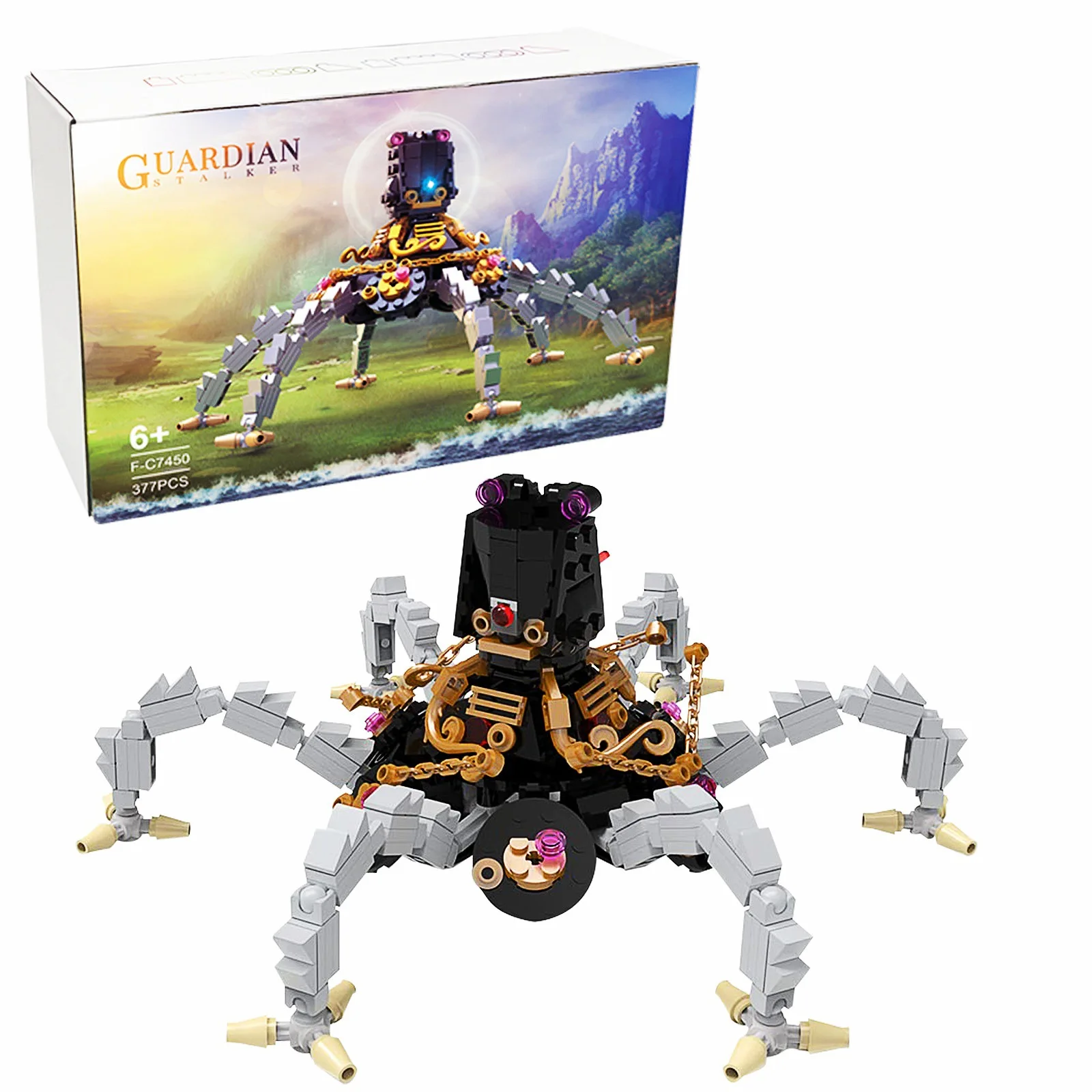 MOC Breaths of the Wild Kingdoms Tears Zeldas Game Boss Guardian