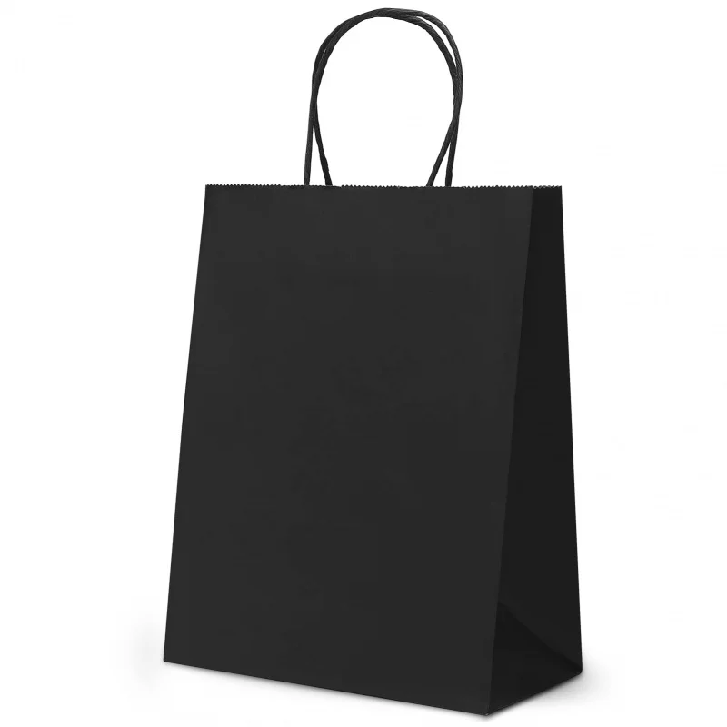 

Custom Logoprinted Recyclable Wholesale Gift Grocery Shoes And Clothing Packaging Kraft Paper Bags With Handle