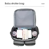 Diaper Bags Baby Walking Stroller Bag Multi-Functional Water-Repellent Moisture-Proof Bottle Storage Bag Cart Hanging Backpack 3
