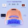 128W Cordless UV Nail Lamp 45 LEDs Professional Nail Dryer Fast Dry Wireless for Curing All Gel Nail Polish Manicure Polish 5