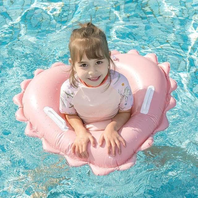 Flotador Infantil Con Asiento De PVC Y Dibujos De Animales – Doble Asa, Para Niños De 6 A 36 Meses