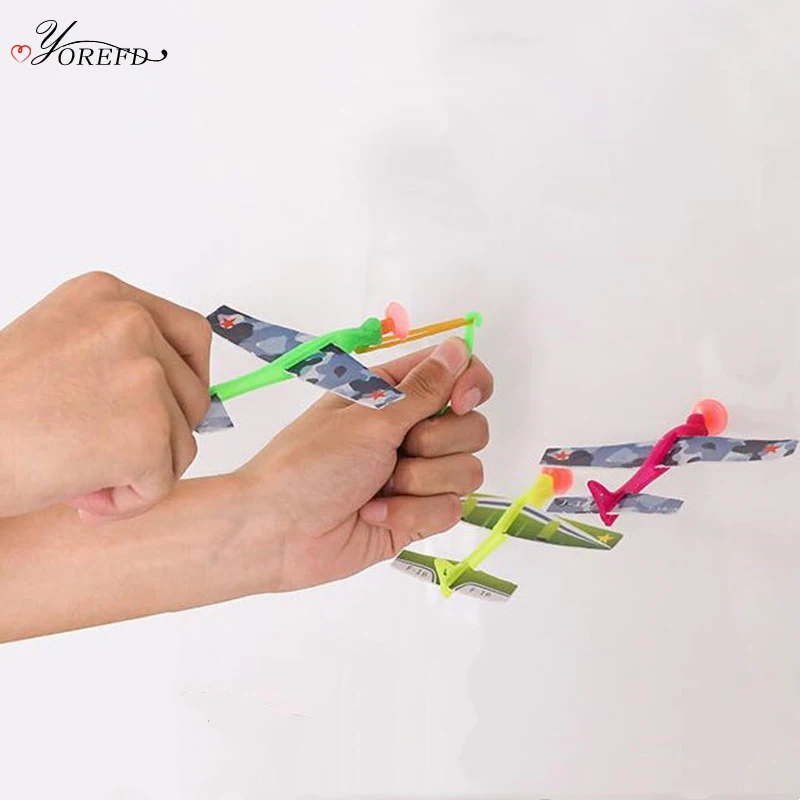 10Pcs Hand Throw Flying Glider Planes Assembly Toys for Children Party Favors Baby Shower Baptism Gift Souvenirs Pinata Fillers
