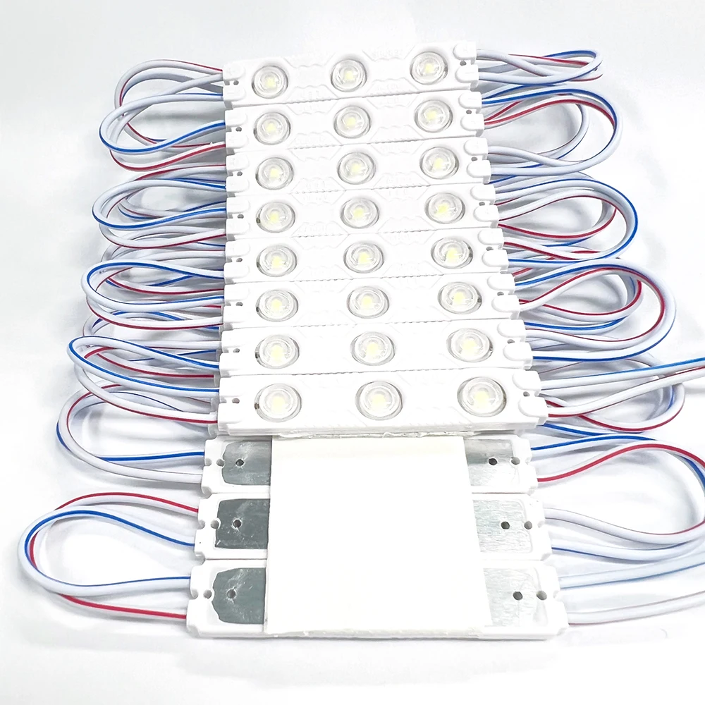 200개 미니 SMD 2835 인젝션 12V LED 모듈 초고휘도 1.5W 모듈 160도 빔 각도 60*11mm