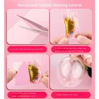 Nano Tape Kneading Blowing Bubble Full Set Nano Tape Double-Sided Tape Paste Blowing Bubble Toy Sticker Tapes 2