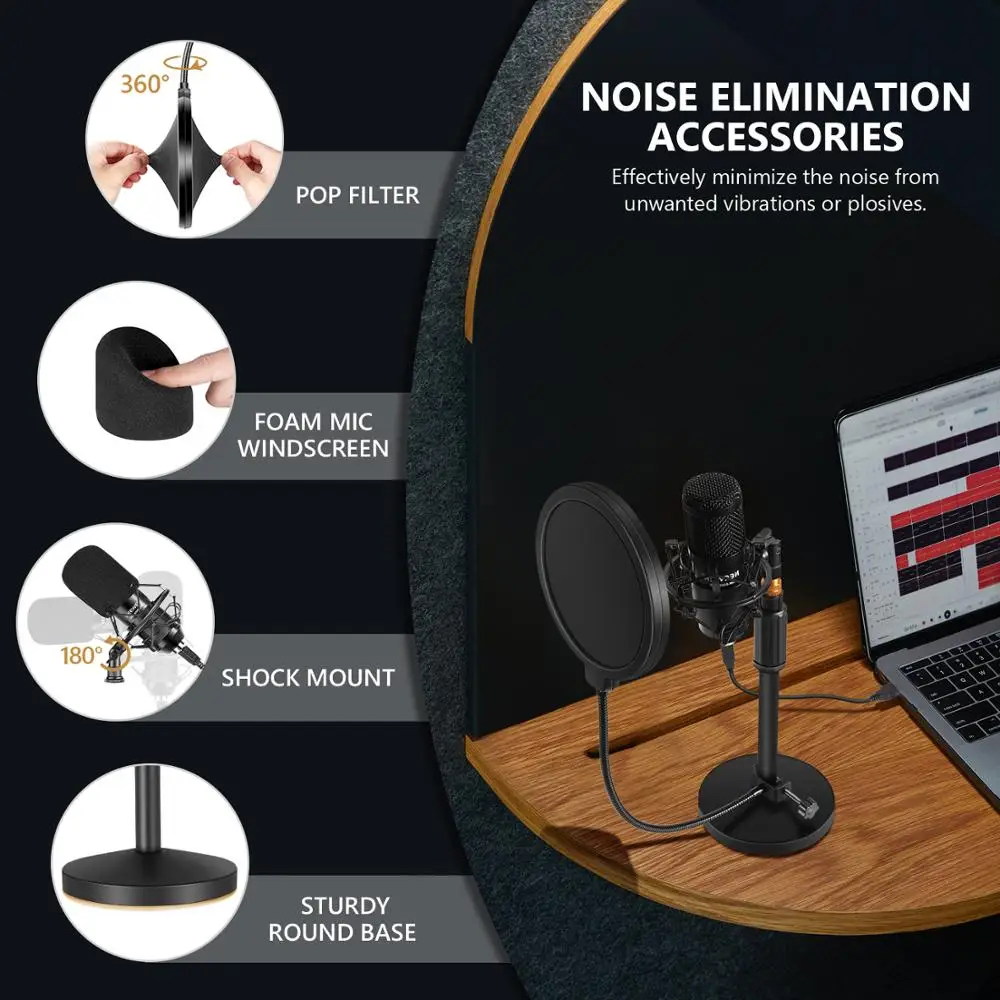 Neewer Microphone Standard, Bras de microphone