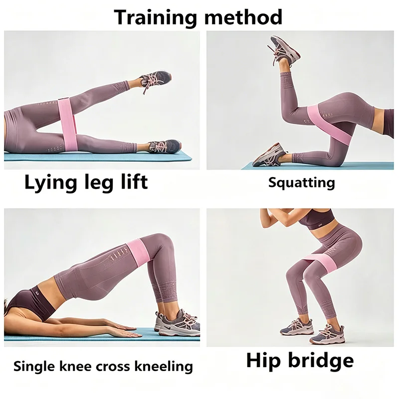 Fitness Resistance Elastic Bands for Exercise and Bodybuilding
