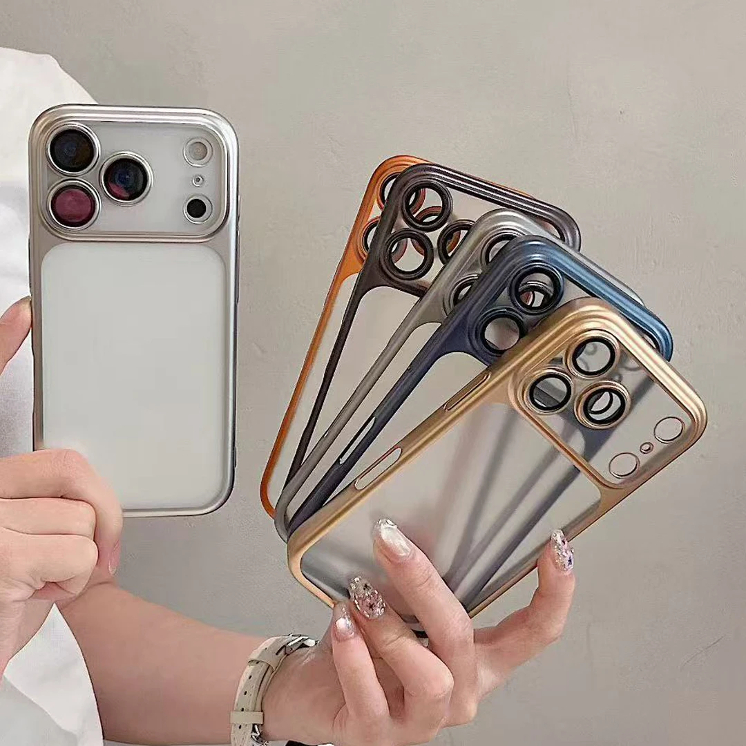 Matte Frosted Ultra Slim Shockproof Phone Case with Camera Lens Protection
