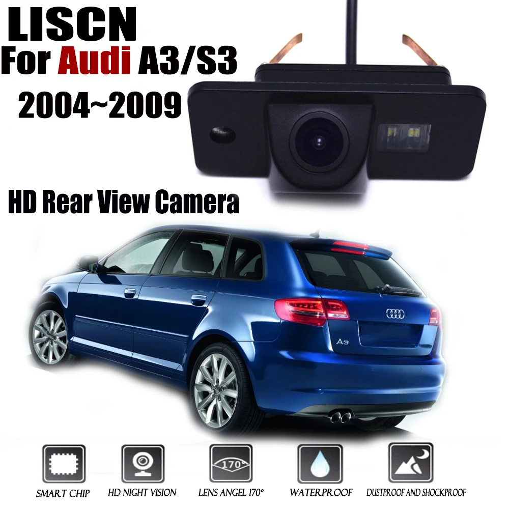 

Камера заднего вида с функцией ночного видения для Audi A3/S3 2004 ~ 2009 CCD