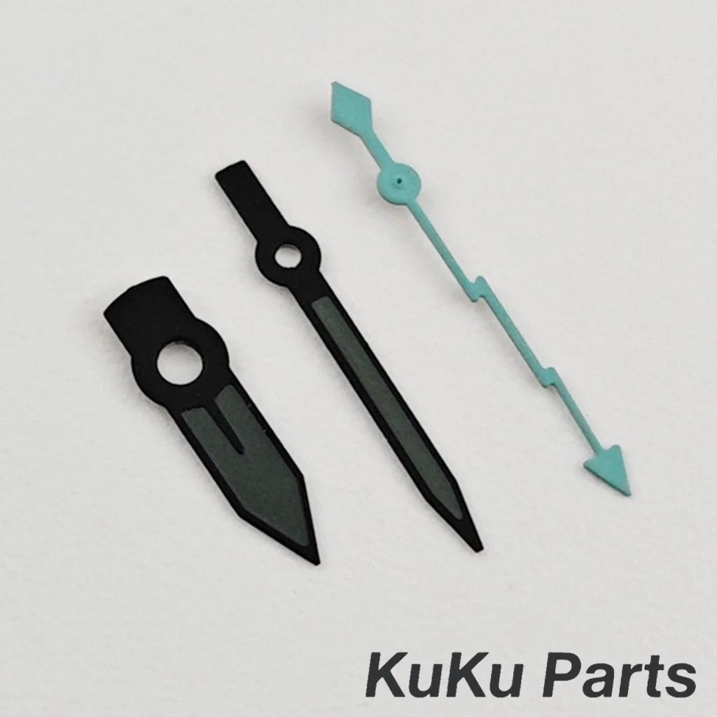 Green Super Luminous Lightning Second Hand for Watches - Precision Needle Pointer Parts