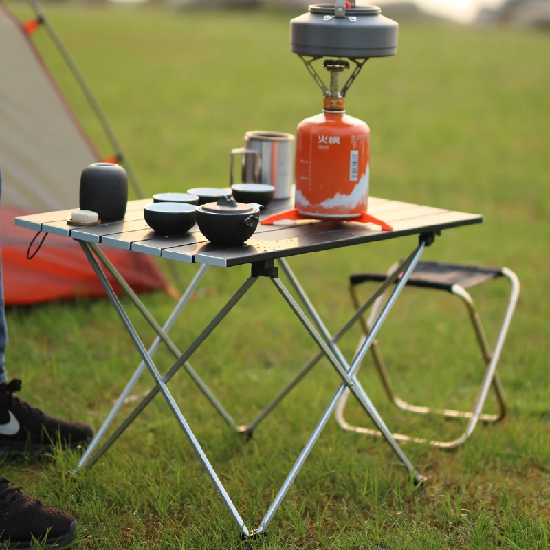 Camping Table Pliante Ultralight Folding Tables For Outdor Hiking Garden Party Dinner Picnic BBQ Foldable Aluminum Desk